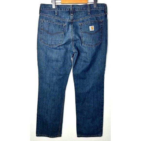 Carhartt Mens Jeans Trailblazer 101496-420 Straight Traditional Fit Vtg Sz 36x30 - Picture 2 of 16